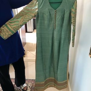 Turquoise Green Indian Shalwar Kameez